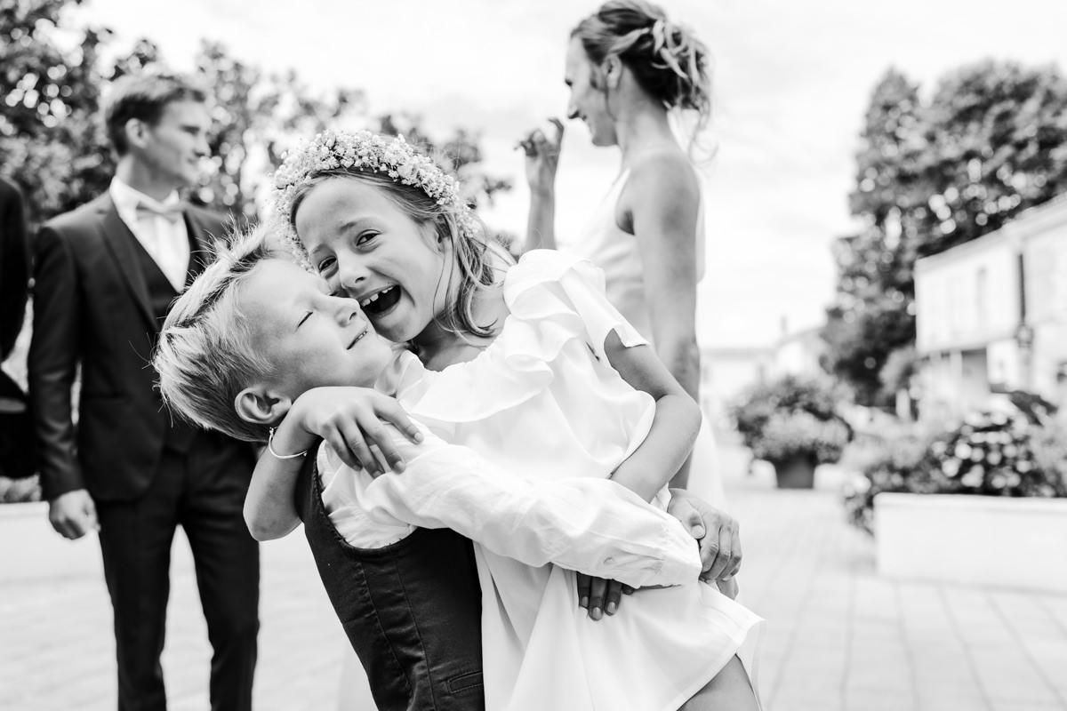 Emotional instants during a wedding