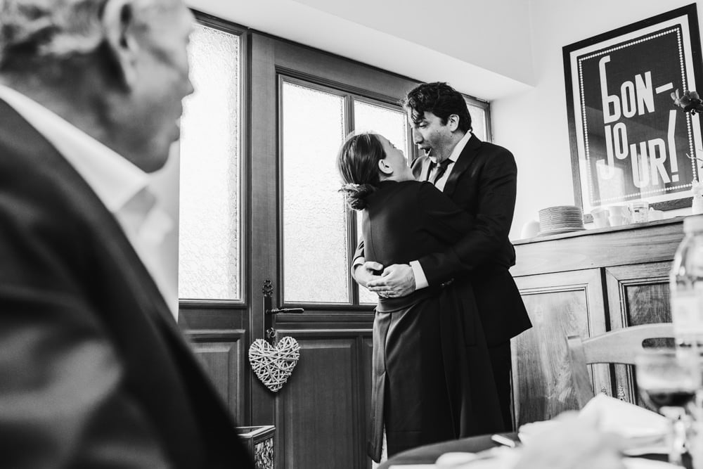 Black & white wedding photography